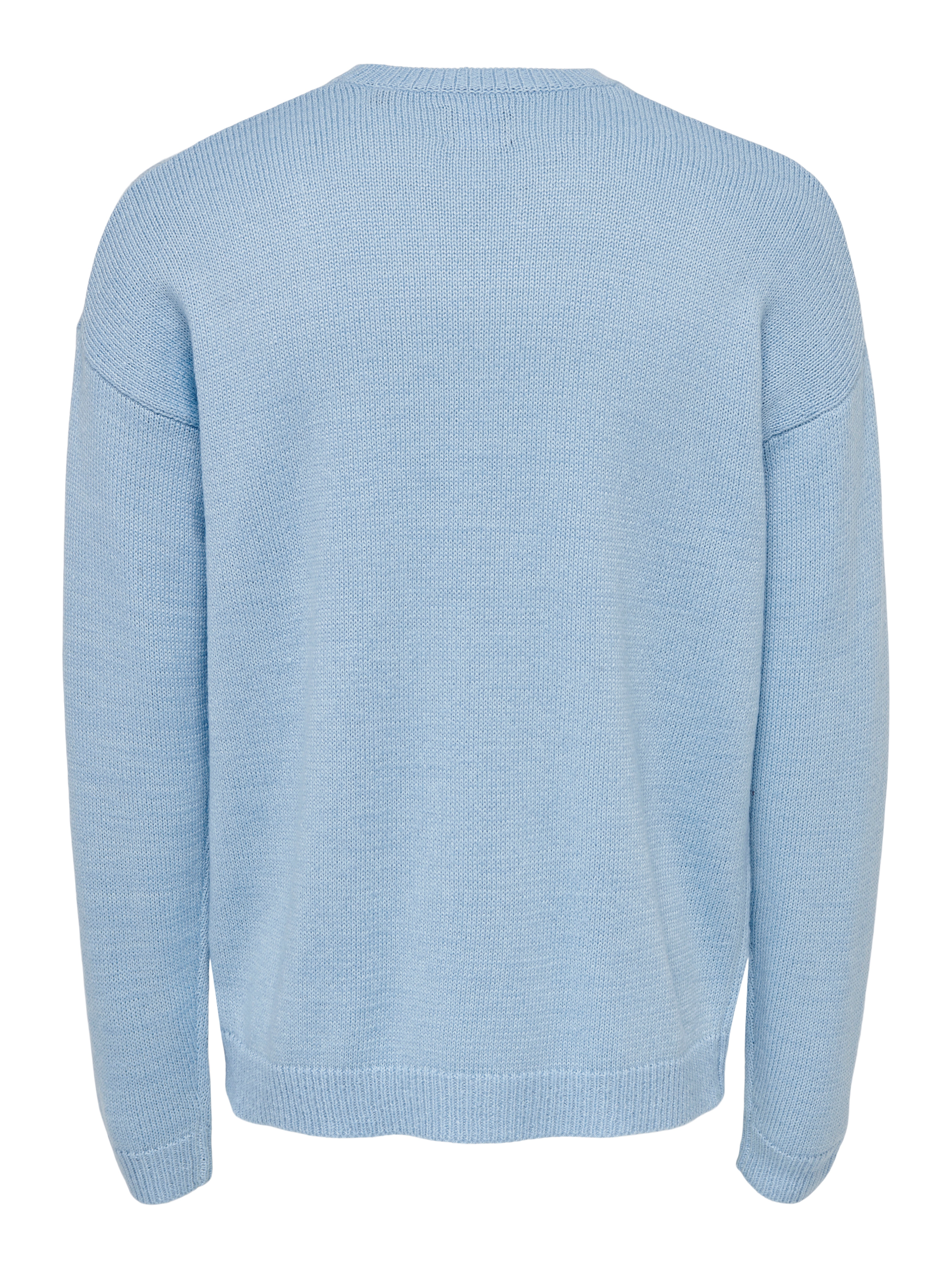 O-Neck Drop shoulders Pullover | Medium 