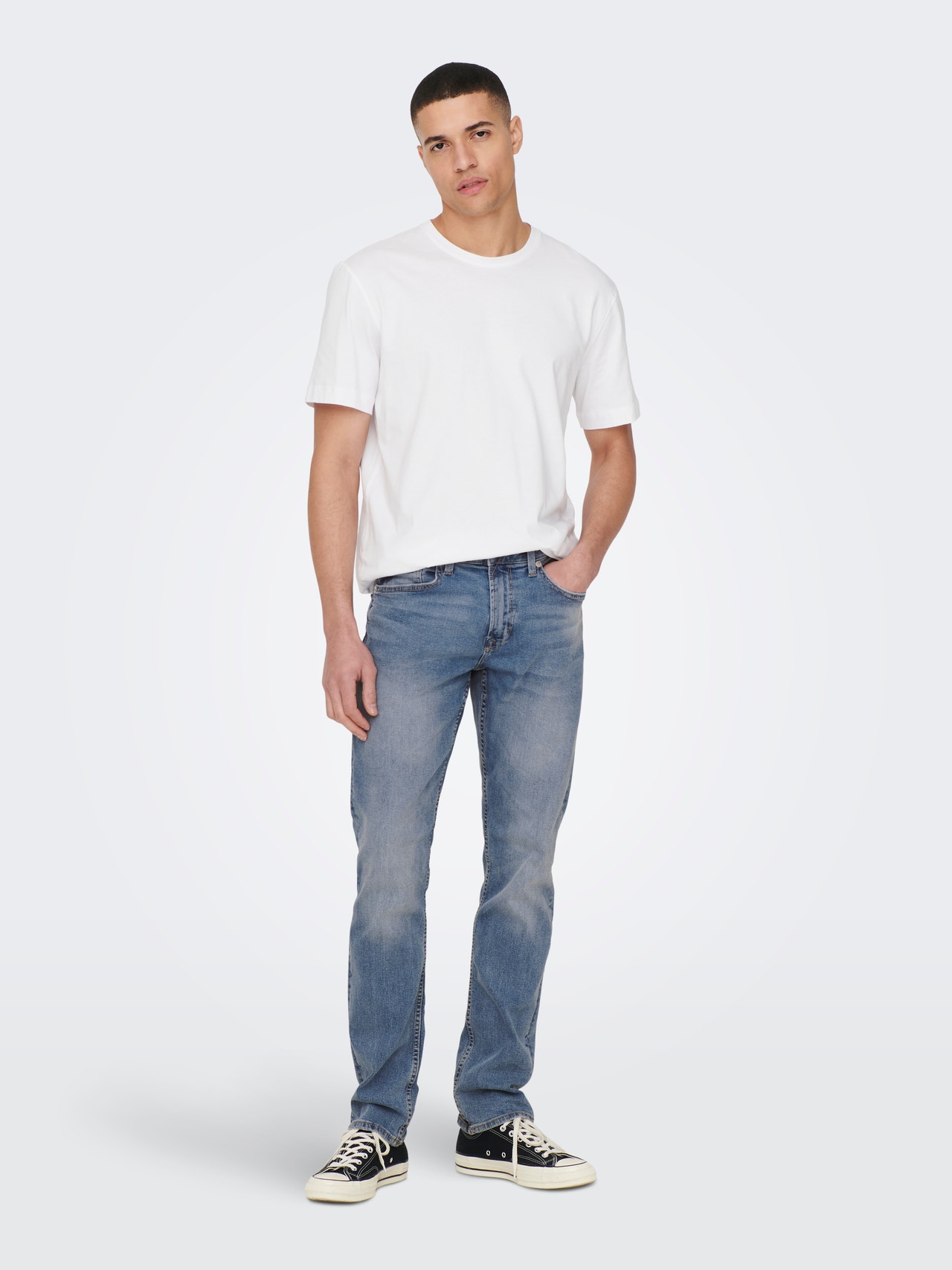 ONLY & SONS Regular Fit Jeans -Light Blue Denim - 22024590