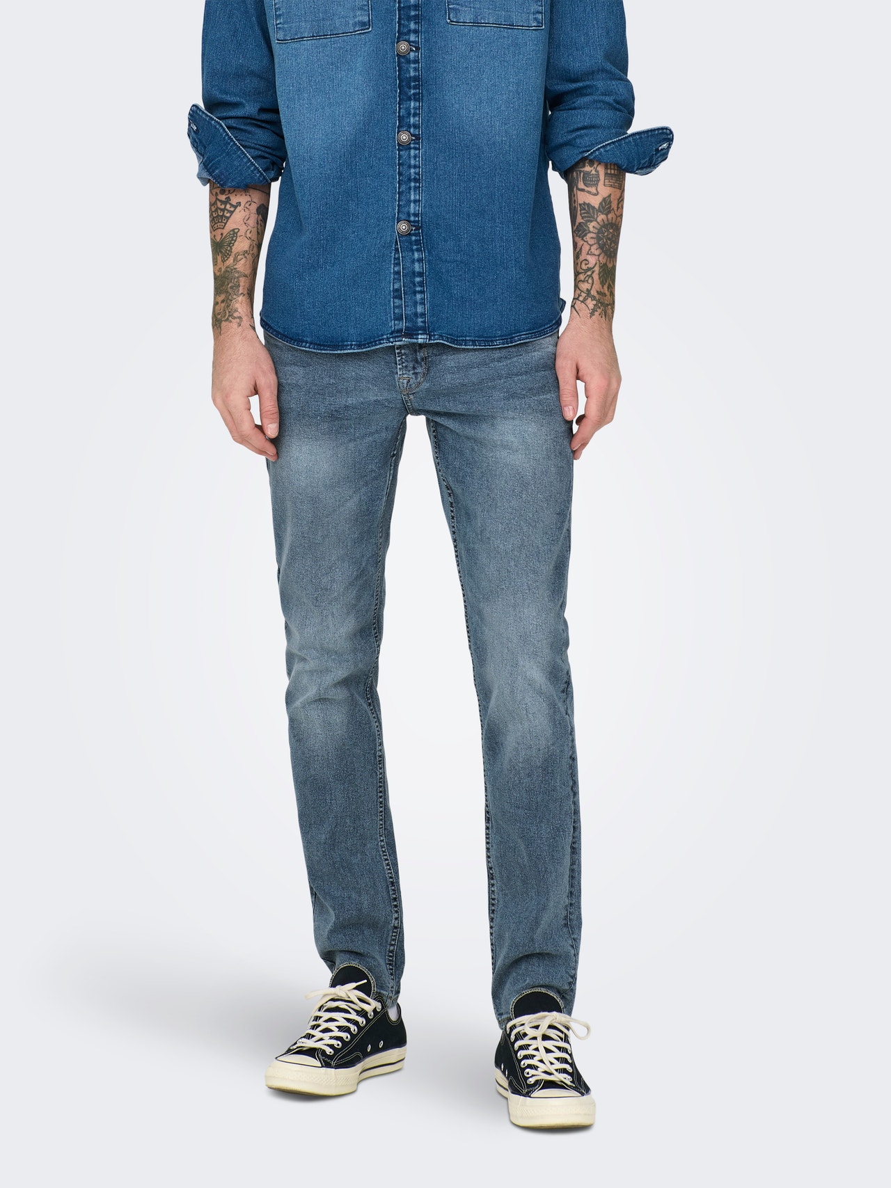 ONLY & SONS Jeans Slim Fit -Light Blue Denim - 22024594
