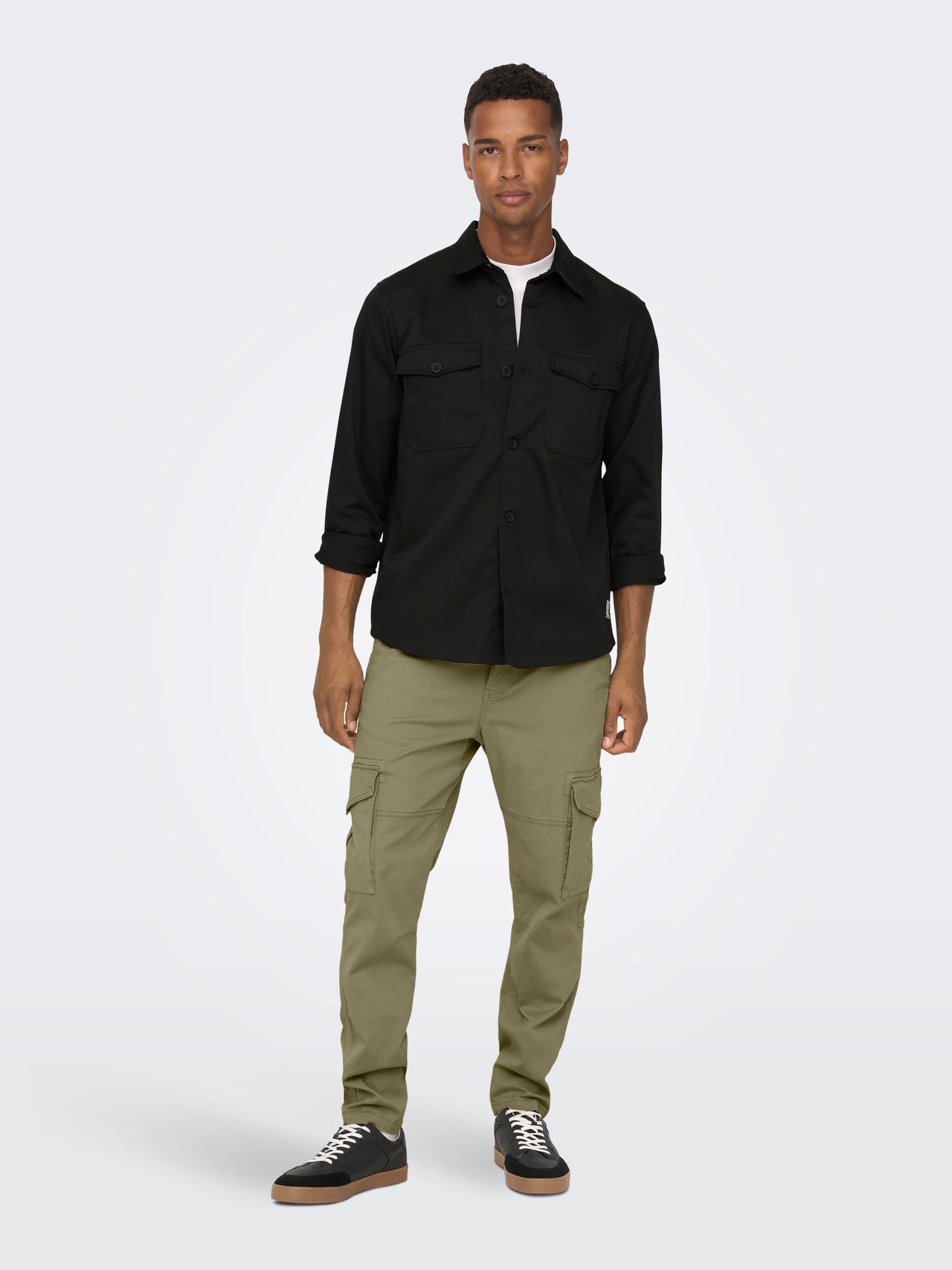 ONLY & SONS Loose Fit Shirt -Black - 22024696