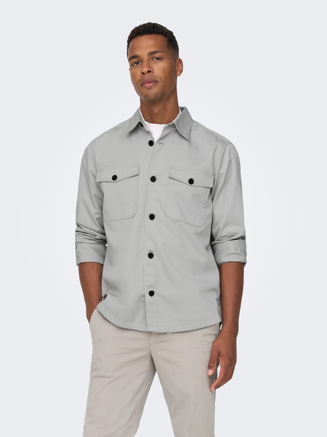 ONLY & SONS Loose fit Overhemd kraag Overhemd - 22024696