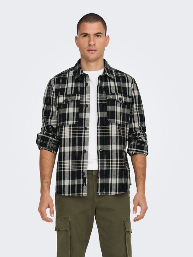 ONLY & SONS Loose Fit Checked shirt - 22024699