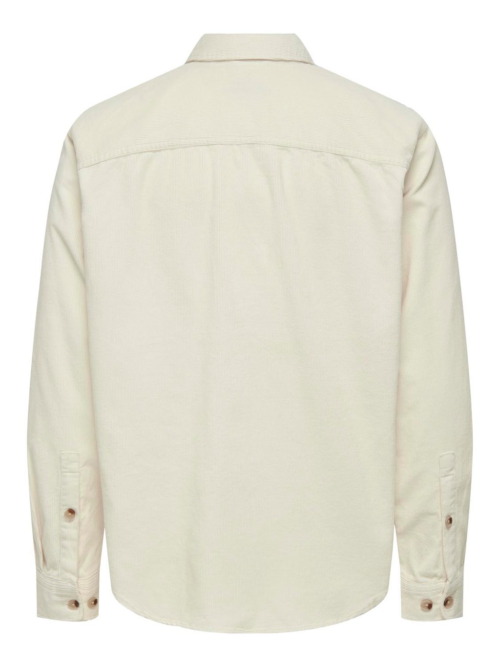 Relaxed Fit Corduroy shirt | White | ONLY & SONS®