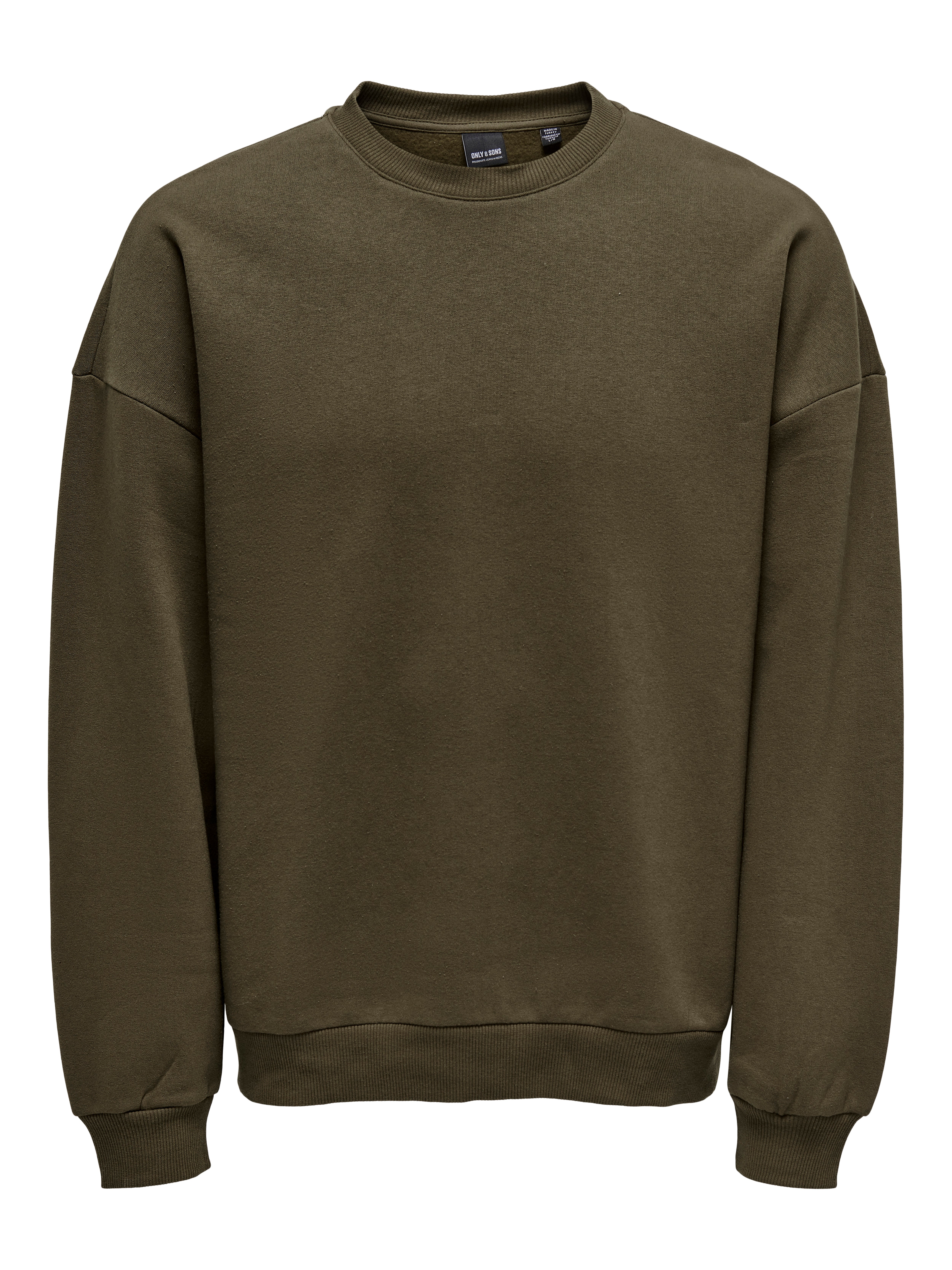 olive green crewneck