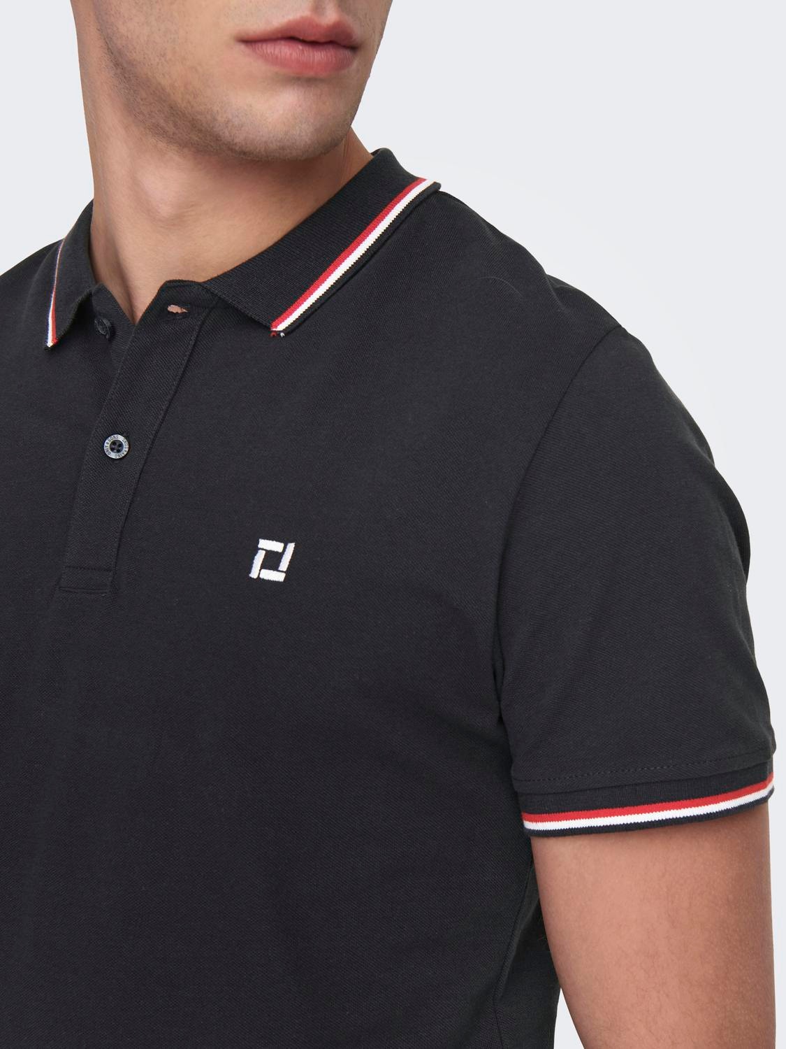 ONLY & SONS Regular fit Polo Polo -Dark Navy - 22024827
