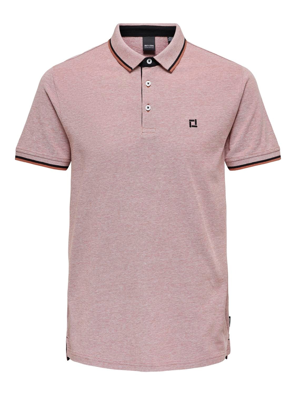 ONLY & SONS Polos Corte regular Polo -Copper Brown - 22024827