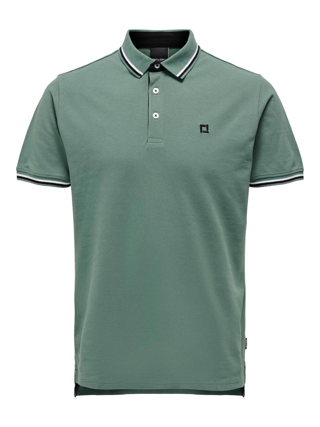 ONLY & SONS Regular fit Polo Polo -Dark Forest - 22024827