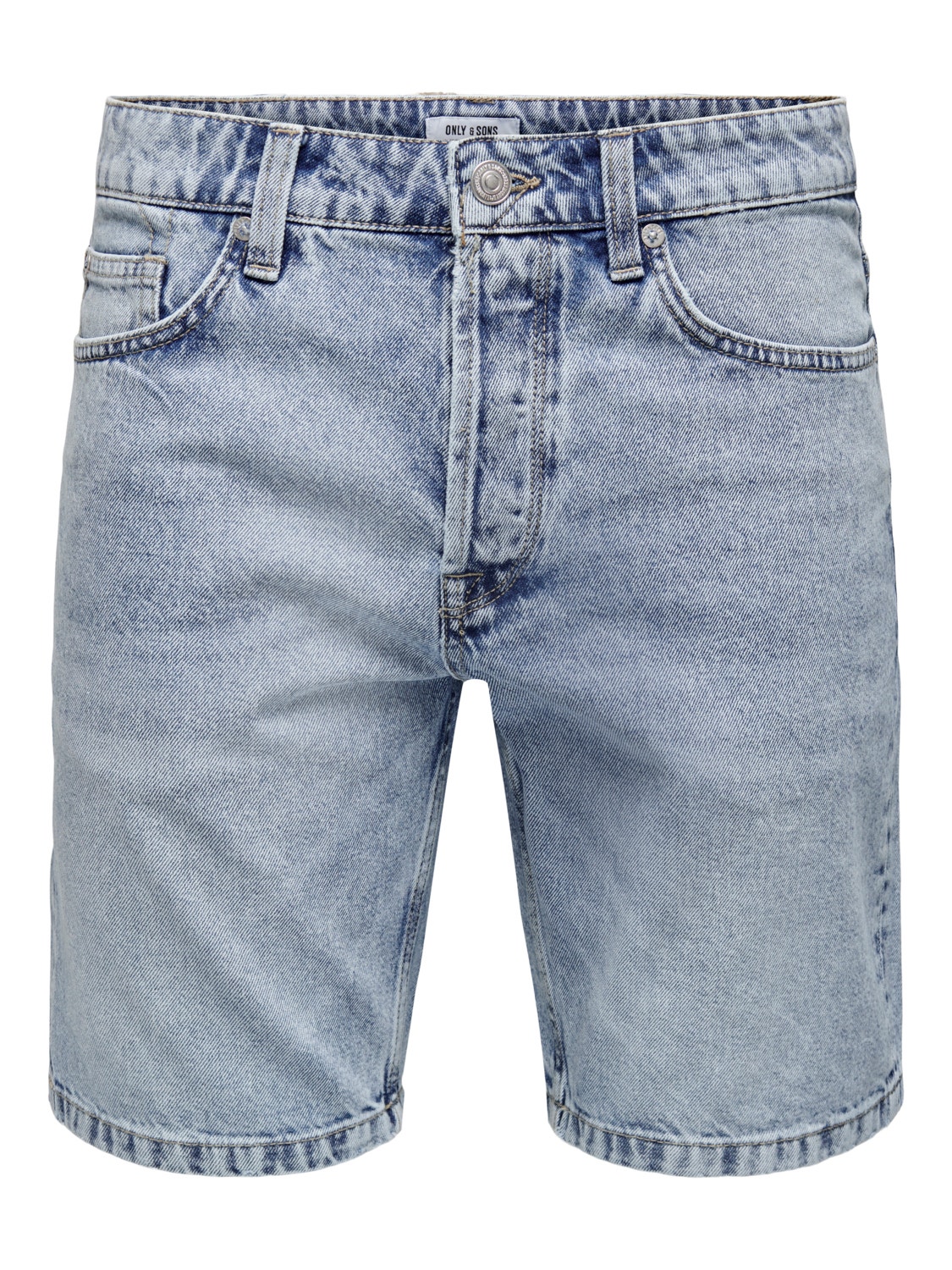 ONLY & SONS Loose fit Regular rise Shorts -Light Blue Denim - 22024846