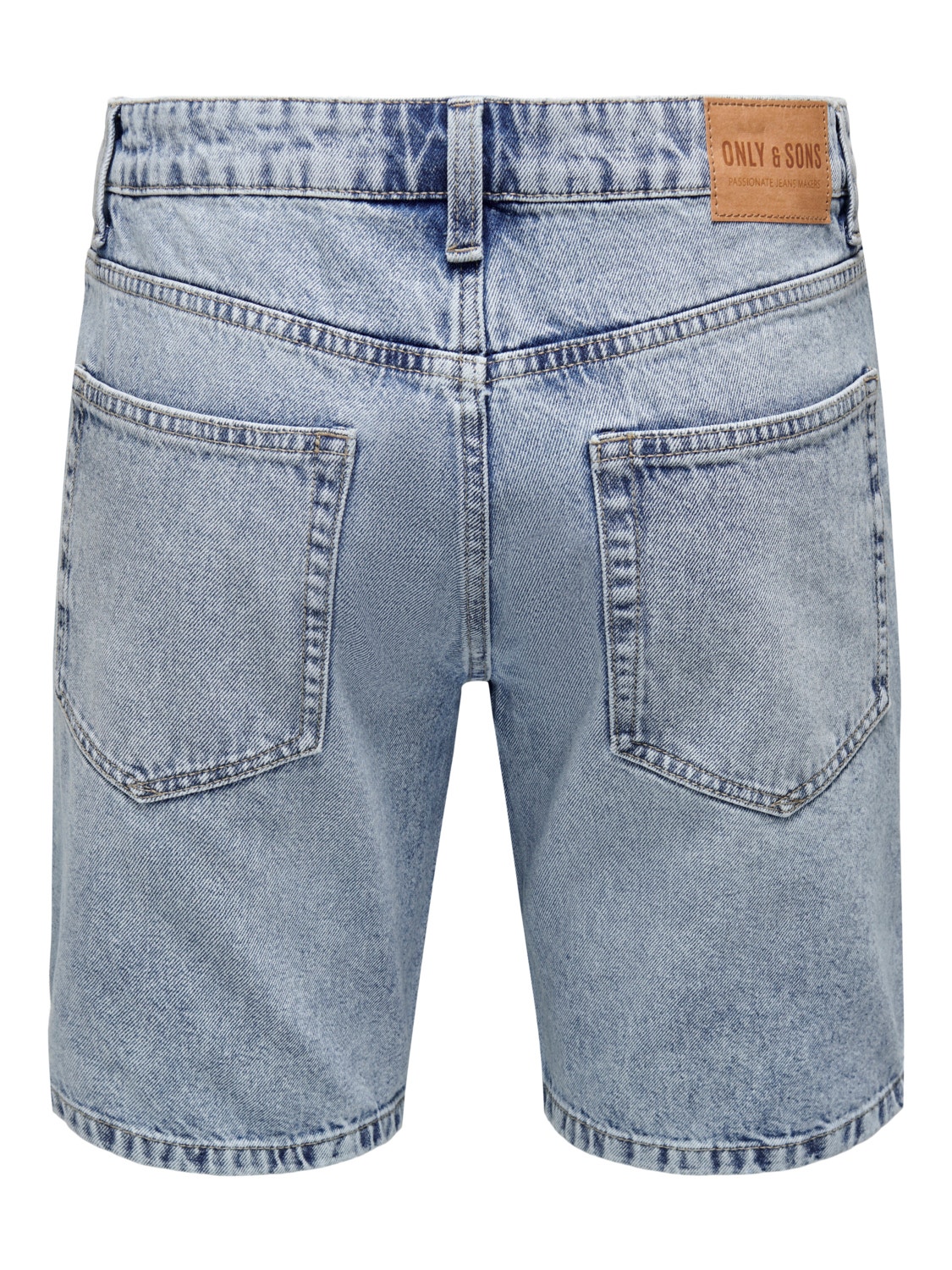 ONLY & SONS Loose Fit Regular rise Shorts -Light Blue Denim - 22024846