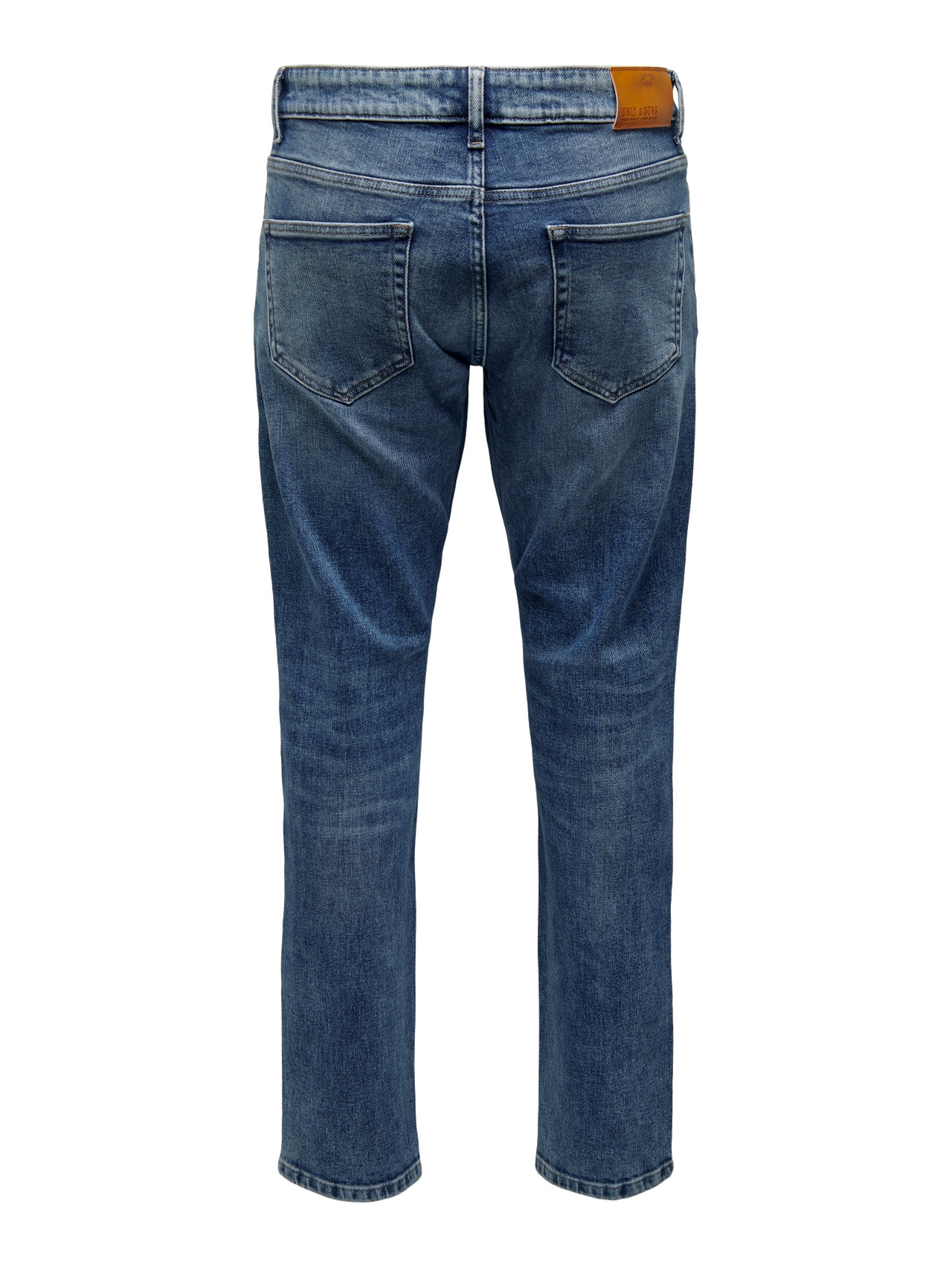 ONLY & SONS Regular Fit Regular rise Jeans -Medium Blue Denim - 22024872