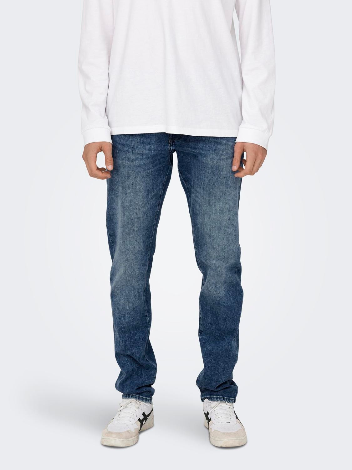 ONLY & SONS Jeans Regular Fit Taille classique -Medium Blue Denim - 22024872