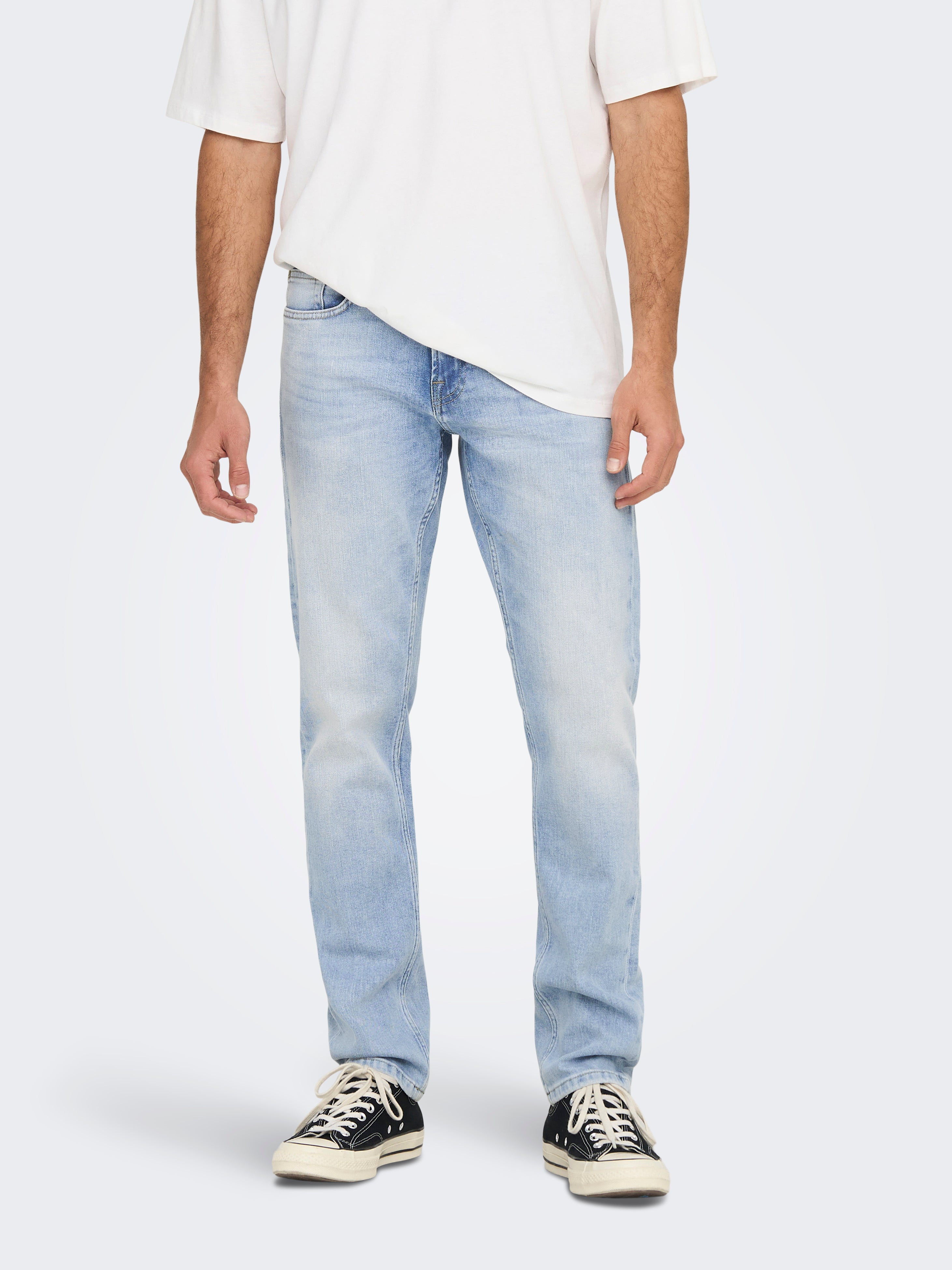 ONSWEFT REG. LIGHT BLUE 4873 JEANS NOOS, Azul claro