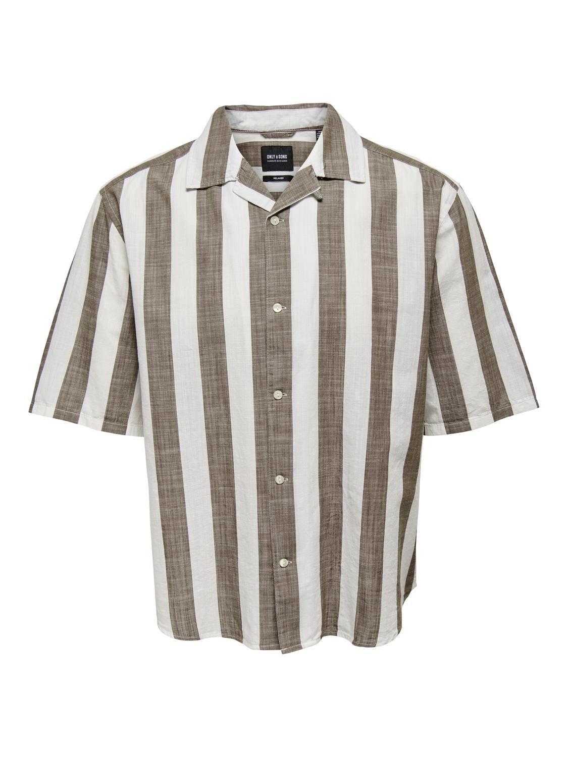 ONLY & SONS Camisas Corte relaxed Cuello de camisa -Teak - 22024917