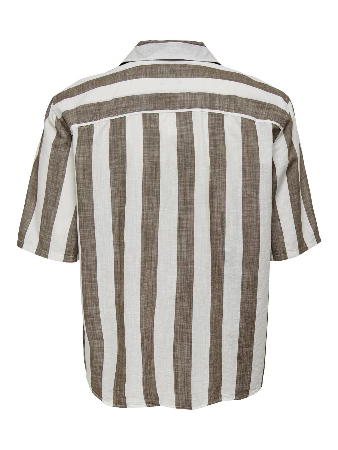 ONLY & SONS Relaxed fit Overhemd kraag Overhemd -Teak - 22024917