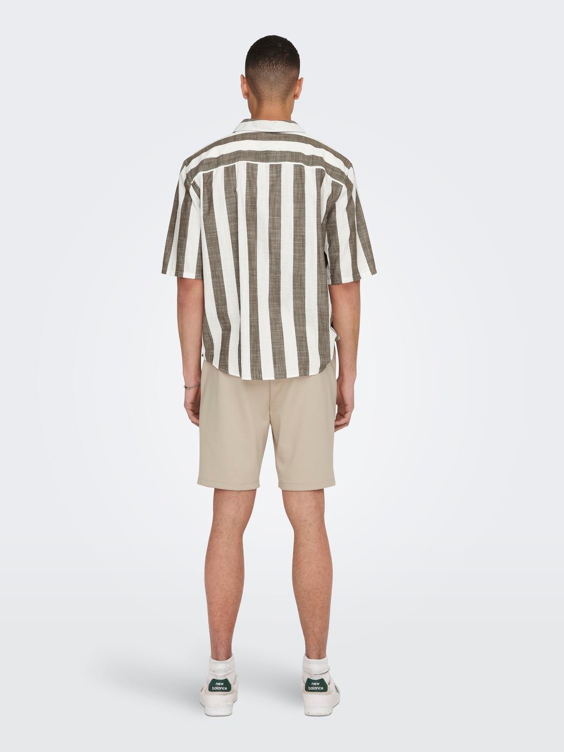 ONLY & SONS Relaxed fit Overhemd kraag Overhemd -Teak - 22024917