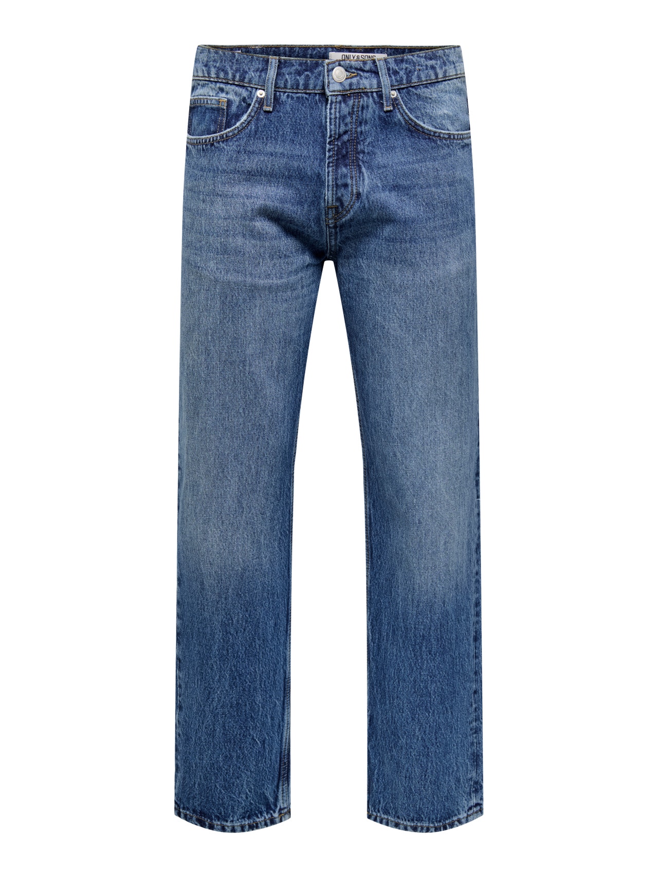 ONLY & SONS Jeans Straight Fit Taille moyenne -Medium Blue Denim - 22024939