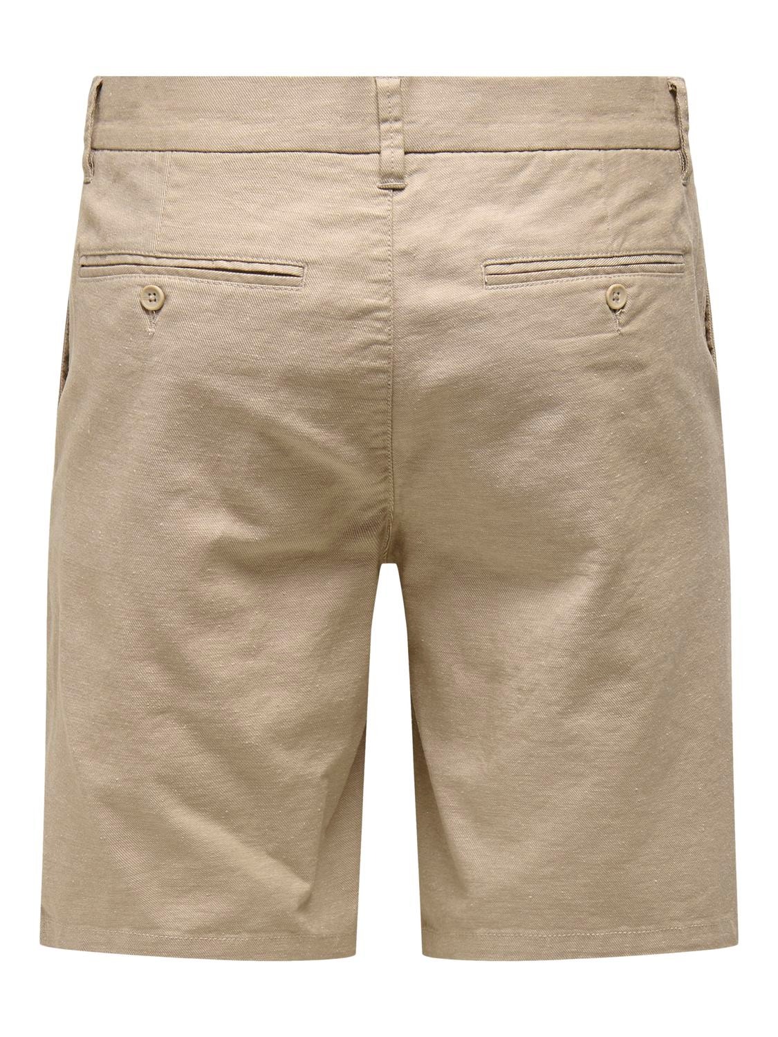 ONLY & SONS Normal passform Shorts -Chinchilla - 22024940