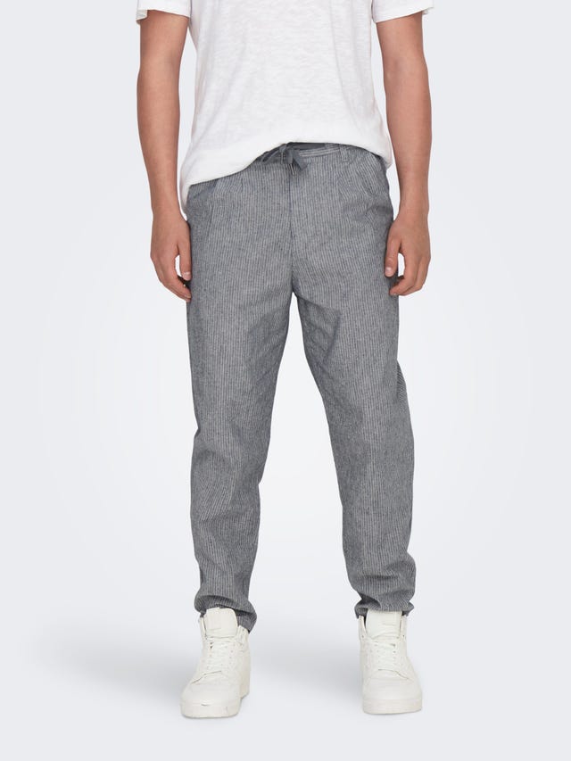ONLY & SONS Linen blend trousers - 22024949