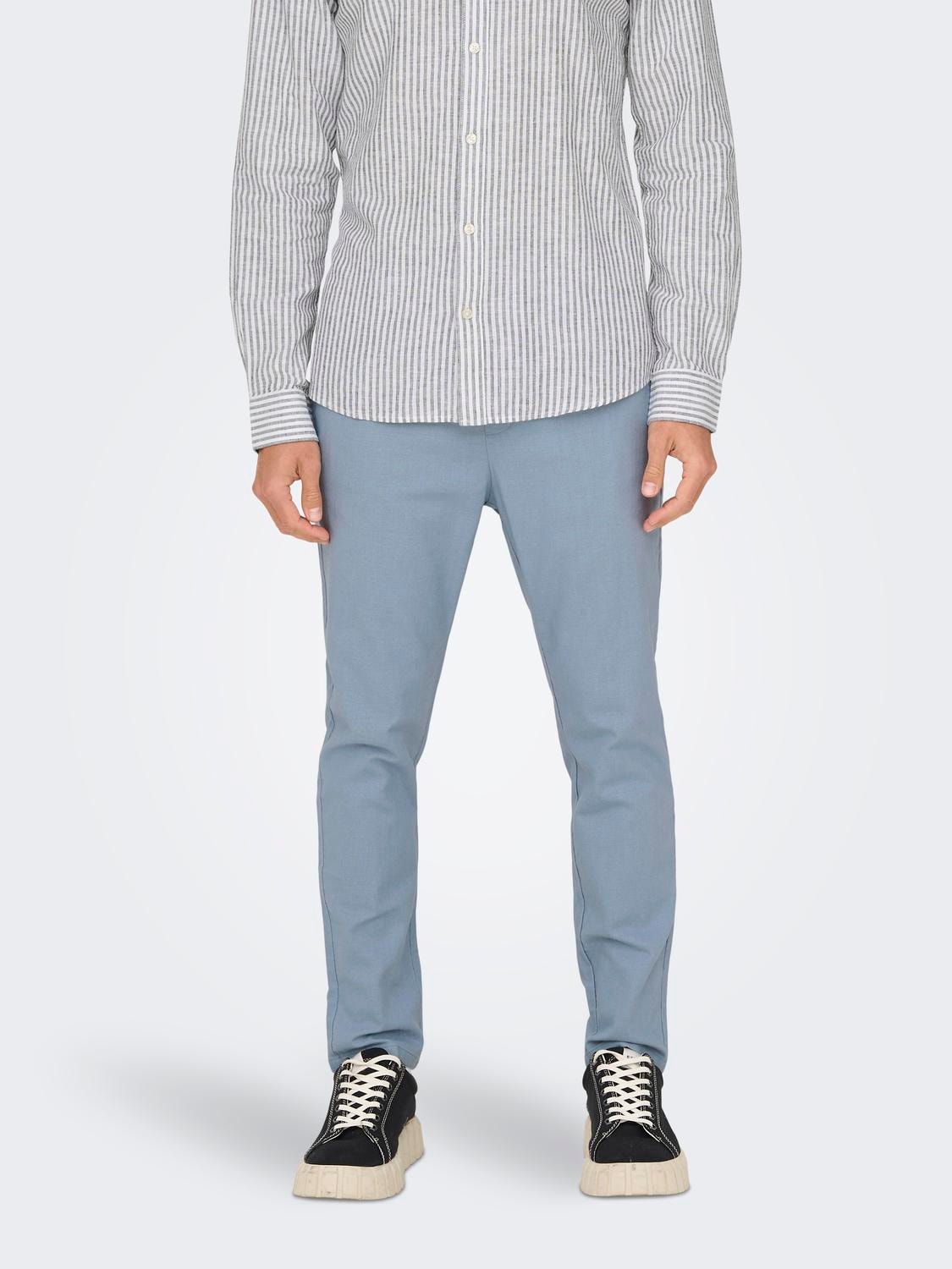 ONLY & SONS Tapered fit Mid rise Broeken -Mountain Spring - 22024966