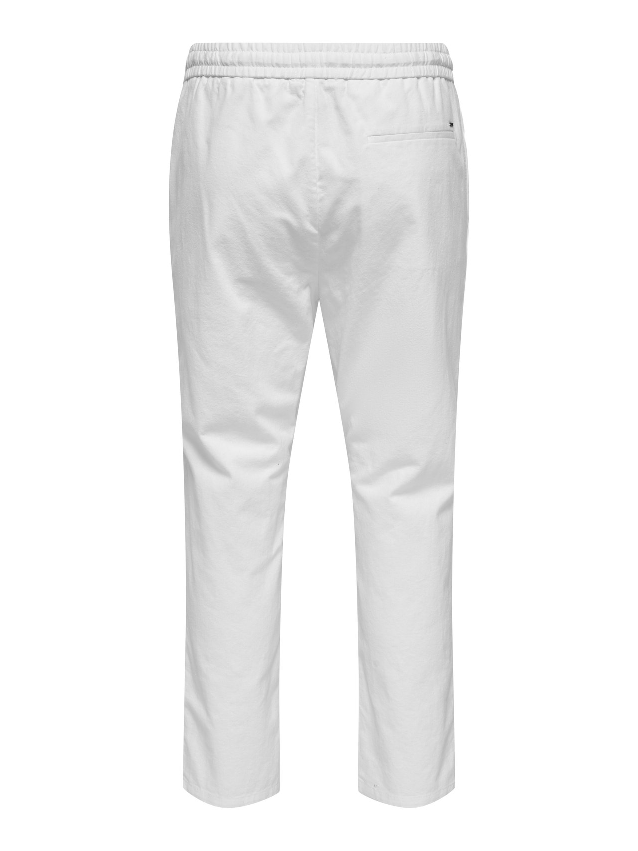 ONLY & SONS Linen pants -Bright White - 22024966
