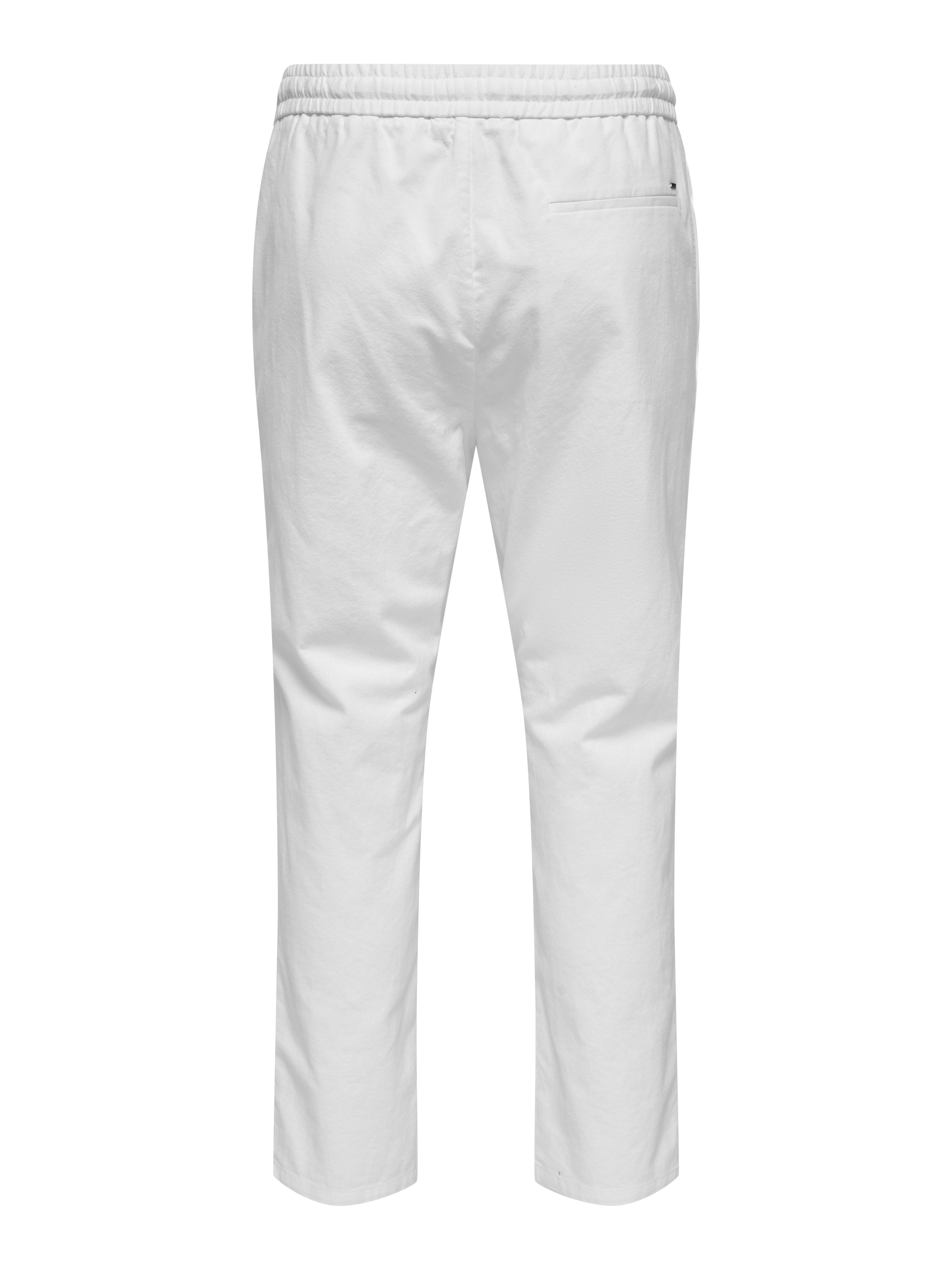 Buy White Cotton Ankle Length Tapered Casual Pant for Women Online at  Fabindia | 20147072