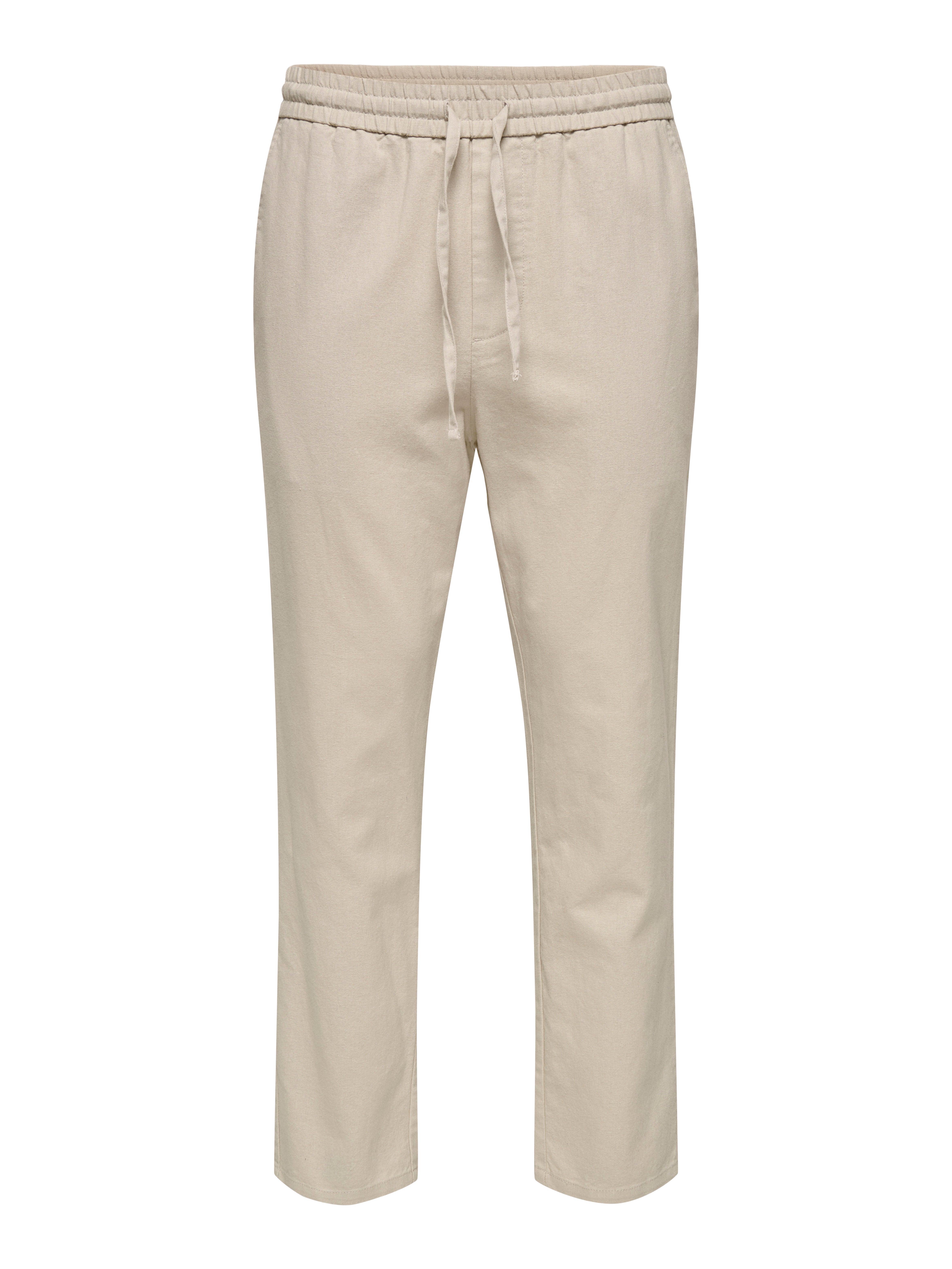 ONSLINUS Tapered Fit Trousers | Dark Grey | ONLY & SONS®