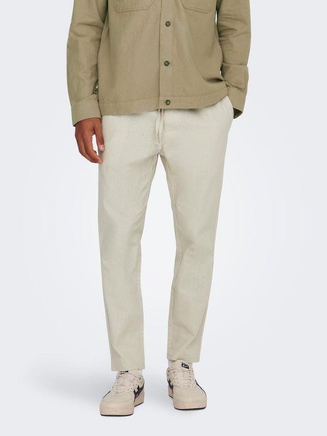 ONLY & SONS Linen pants - 22024966