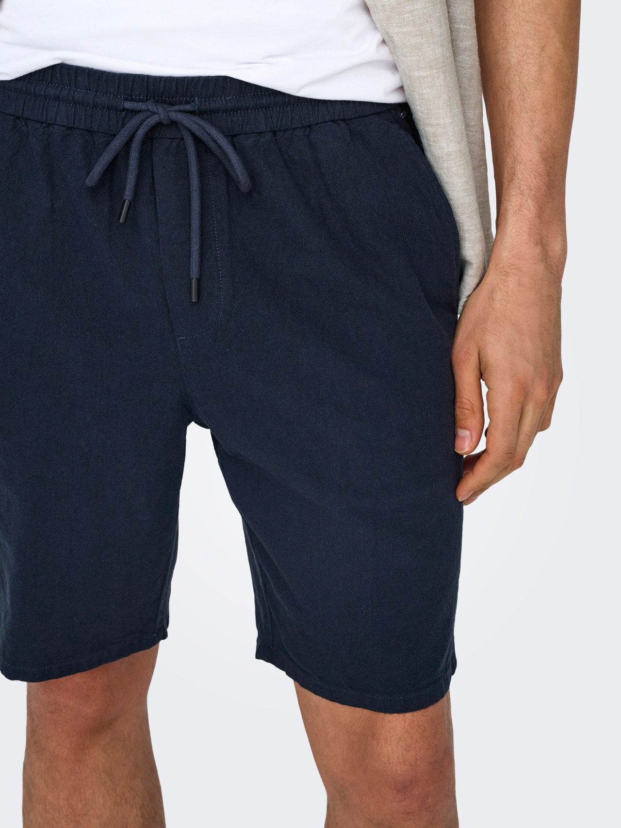 ONLY & SONS Locker geschnitten Shorts -Dark Navy - 22024967