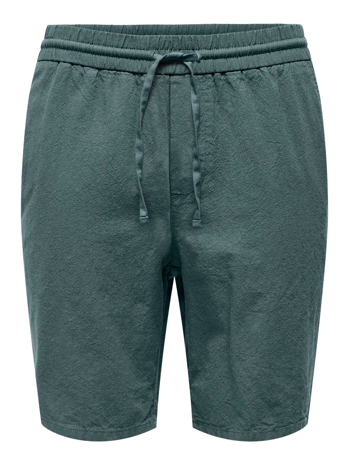 ONLY & SONS Lös passform Shorts -Balsam Green - 22024967