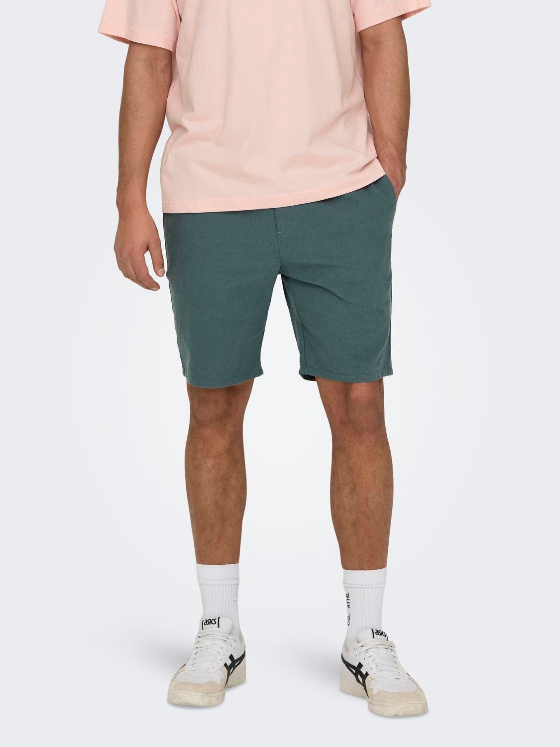 ONLY & SONS Loose Fit Shorts -Balsam Green - 22024967