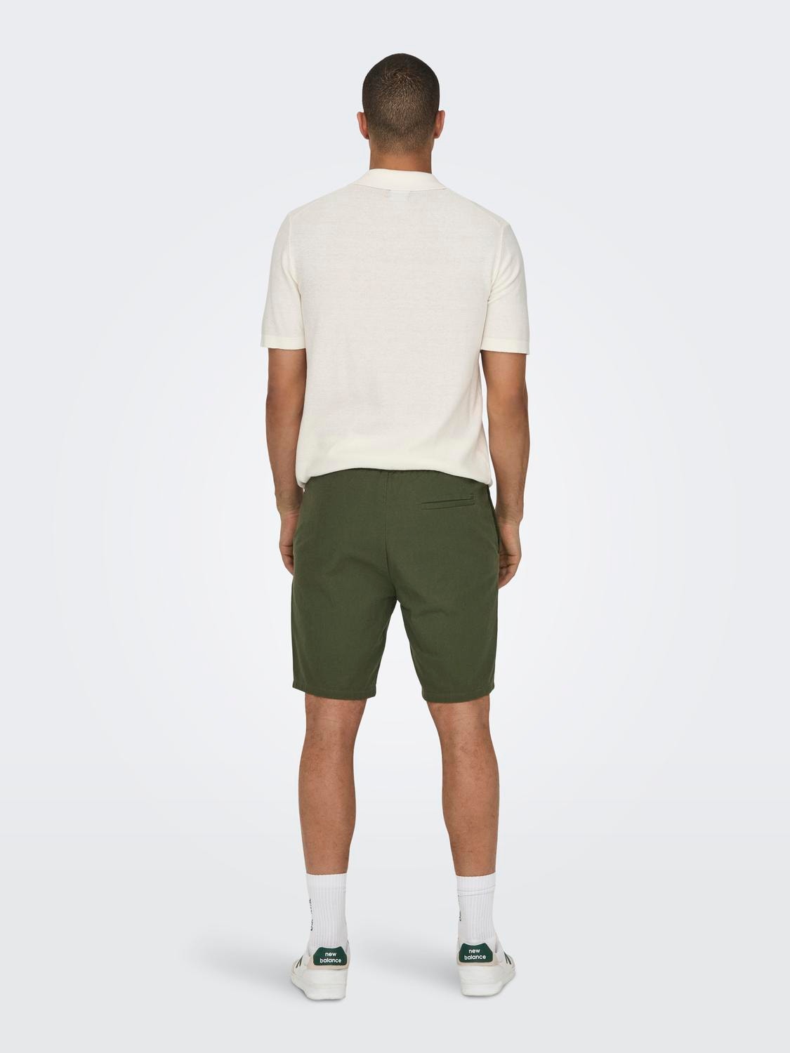 ONLY & SONS Loose fit Shortsit -Olive Night - 22024967