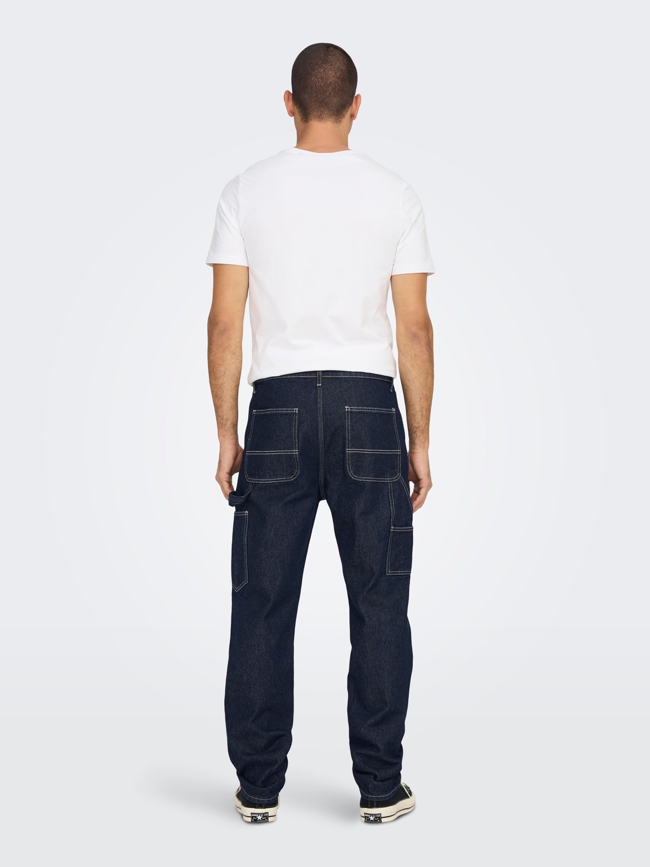 ONLY & SONS Jeans Loose Fit Taille classique -Dark Blue Denim - 22024974