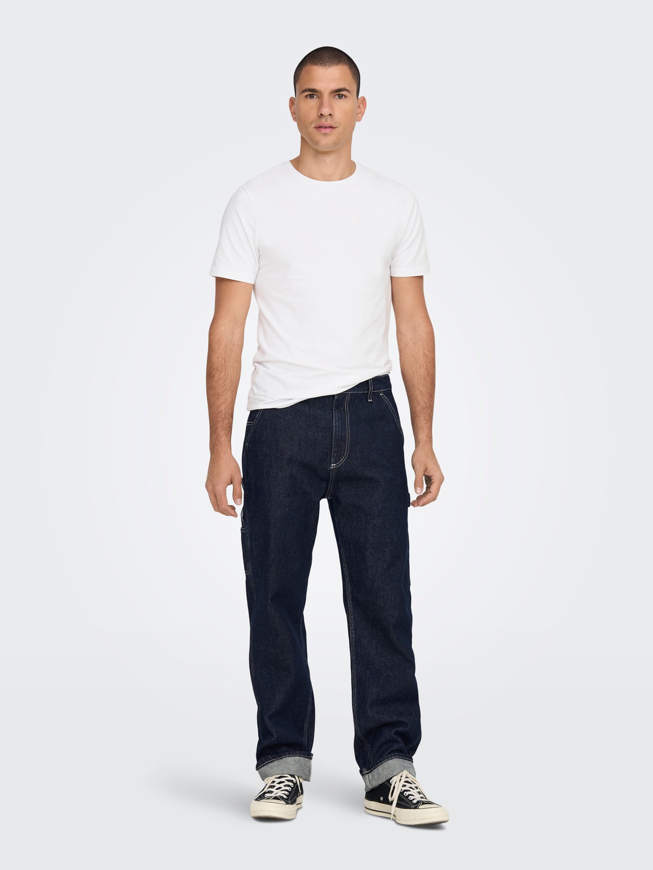 ONLY & SONS Jeans Loose Fit Taille classique -Dark Blue Denim - 22024974