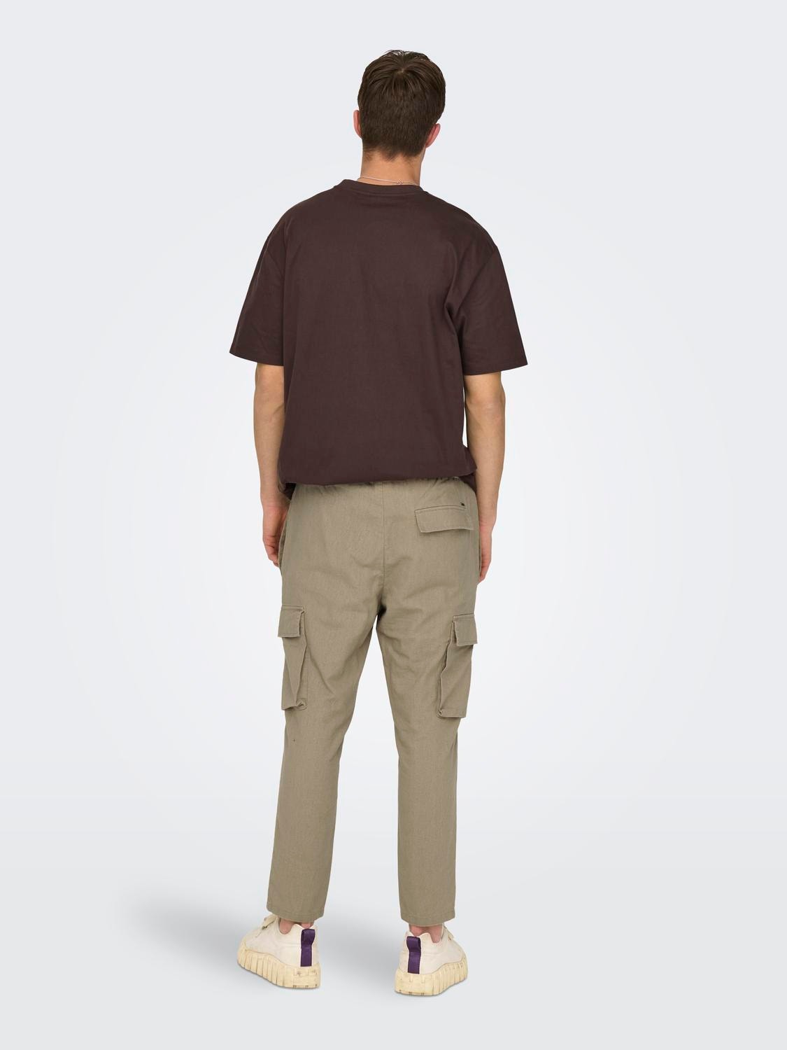 ONLY & SONS Tapered Fit Bukser -Chinchilla - 22024998