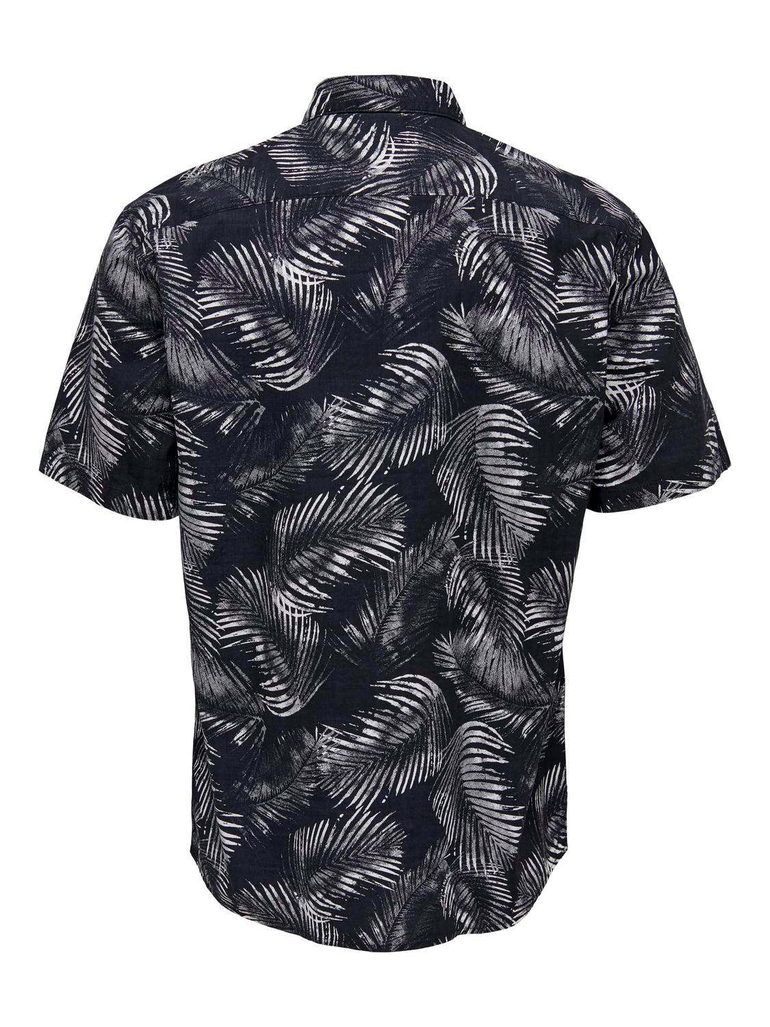 ONLY & SONS Regular fit Overhemd kraag Overhemd -Dark Navy - 22025050