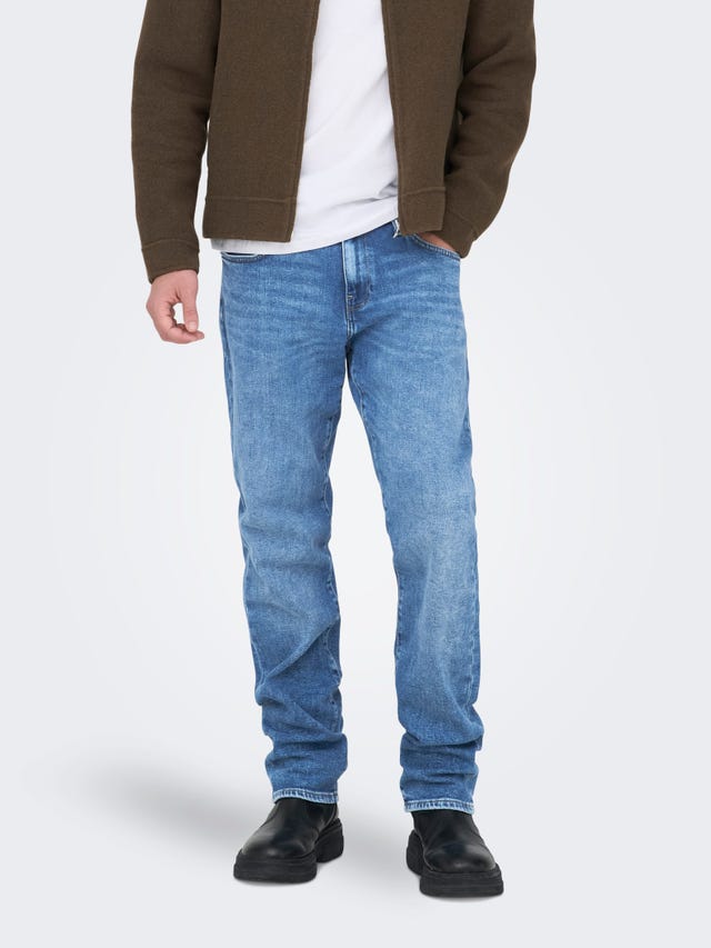 ONLY & SONS Onsweft Reg Mb 5076 PIM DNM Noos, blauw (medium blue denim), 38W / 34L ONLY & SONS Onsweft Reg Mb 5076 PIM DNM Noos, blauw (medium blue denim), 38W / 34L