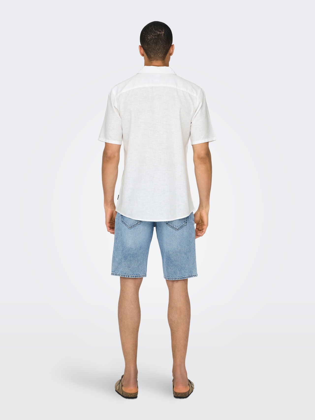 ONLY & SONS Skjorte med korte ærmer -White - 22025116