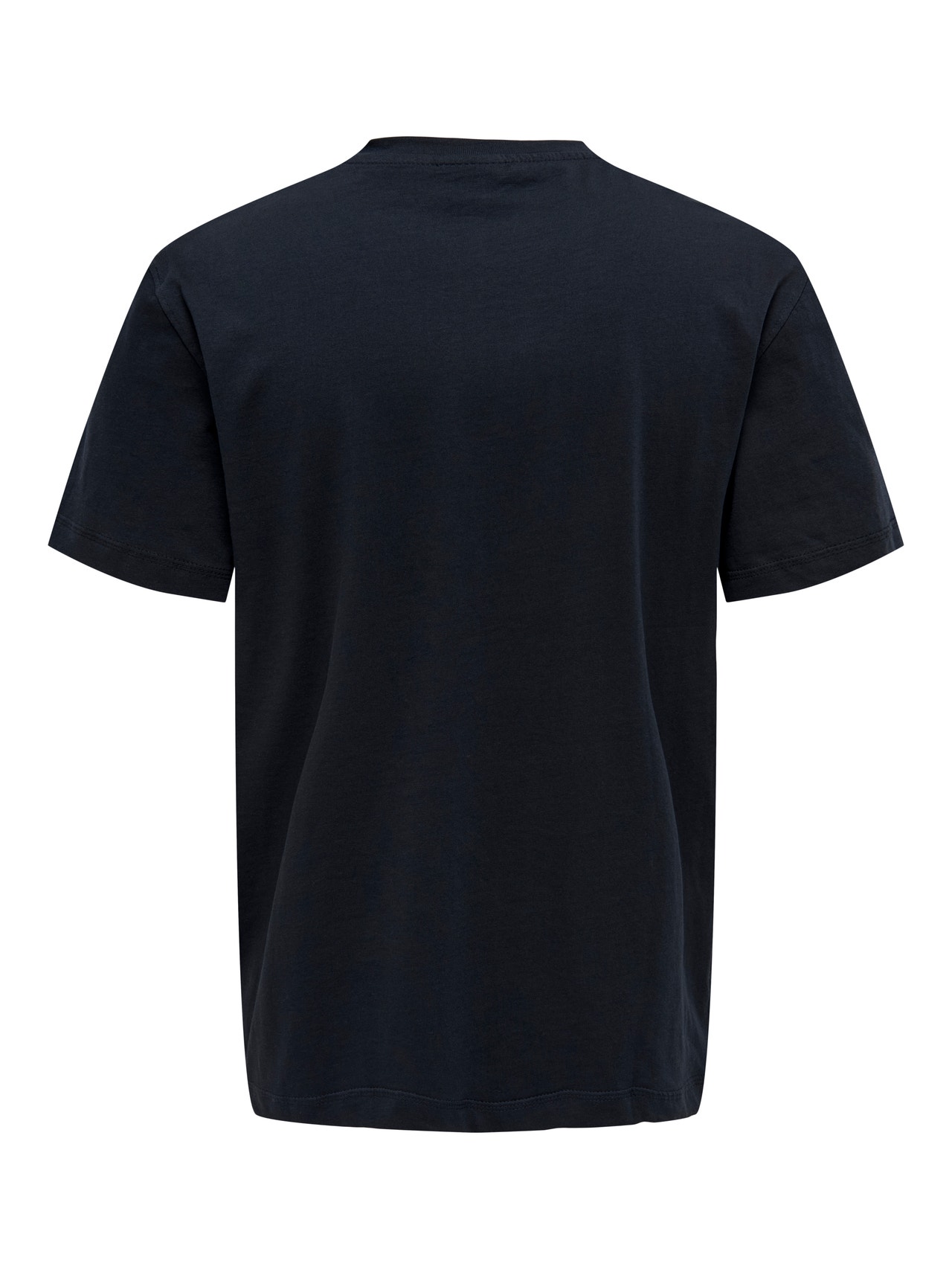 ONLY & SONS Normal geschnitten Rundhals T-Shirt -Dark Navy - 22025208