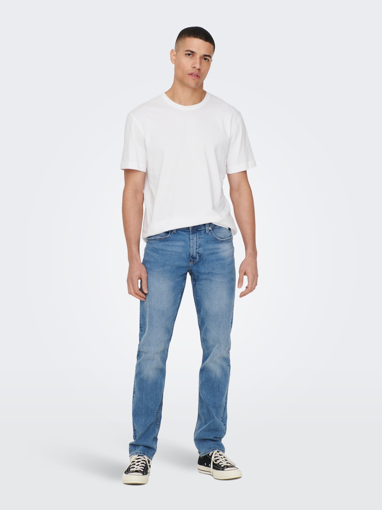 ONLY & SONS O-hals t-shirt -White - 22025208