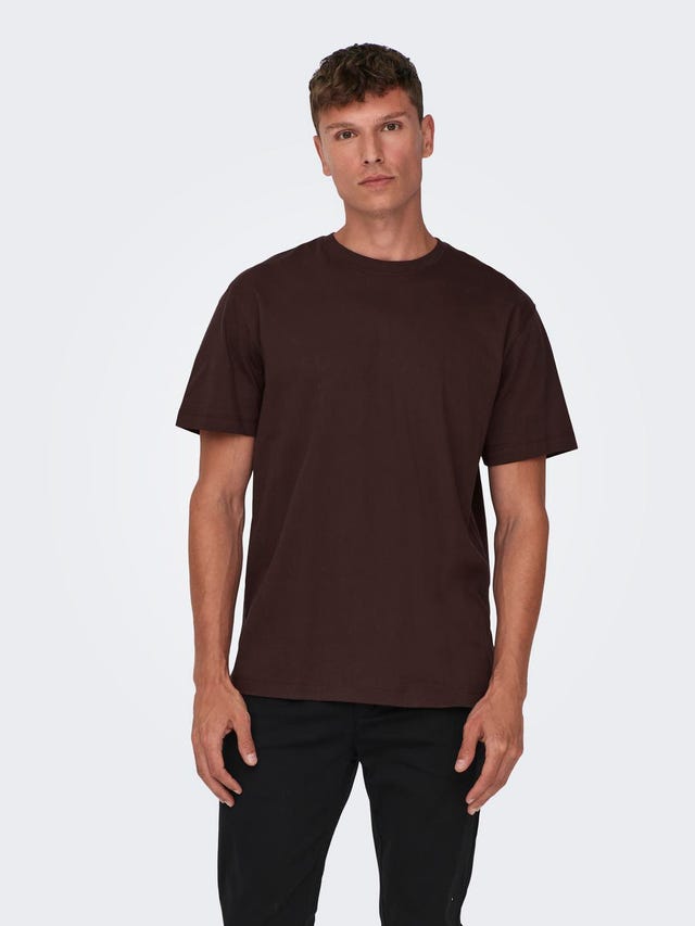 ONLY & SONS Normal geschnitten Rundhals T-Shirt - 22025208
