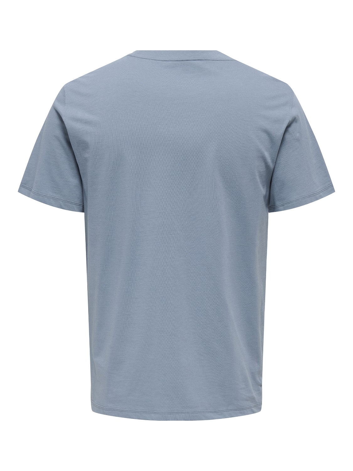 ONLY & SONS Regular Fit Round Neck T-Shirt -Flint Stone - 22025208