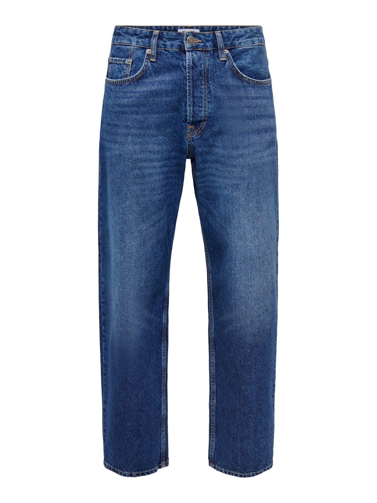 ONLY & SONS Locker geschnitten Jeans -Dark Blue Denim - 22025230