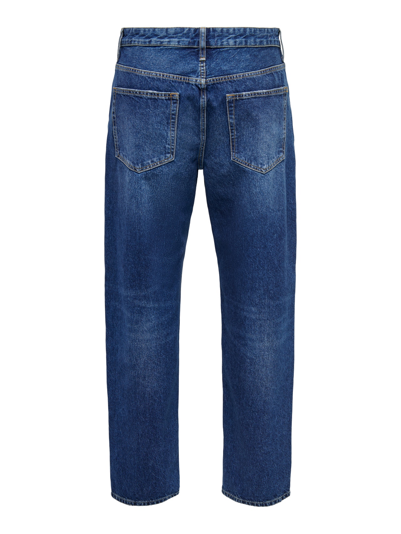 ONLY & SONS Loose Fit Jeans -Dark Blue Denim - 22025230