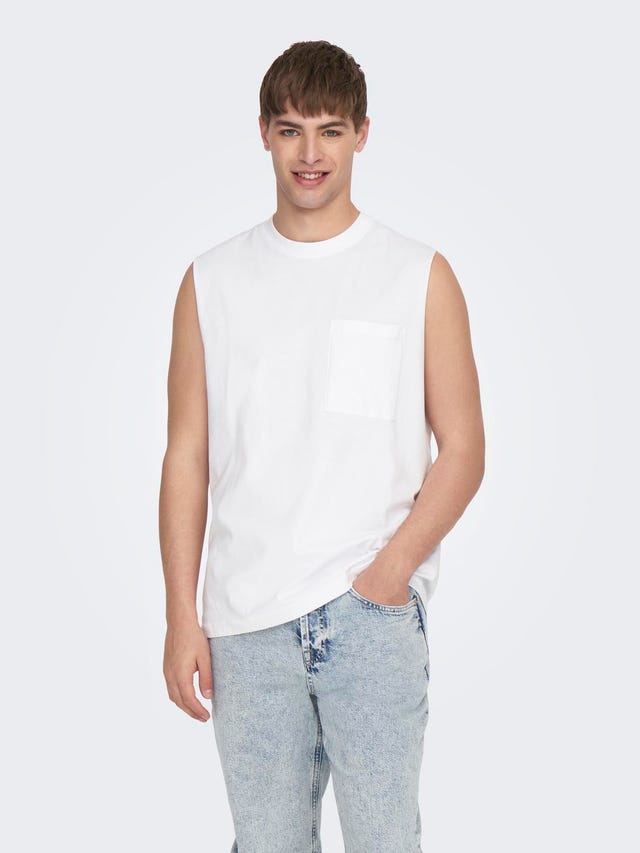 ONLY & SONS T-shirts Relaxed Fit Col rond - 22025300