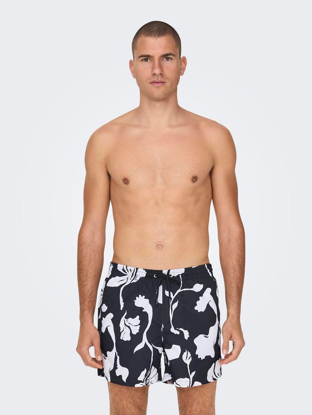 ONLY & SONS Printed swim shorts - 22025375