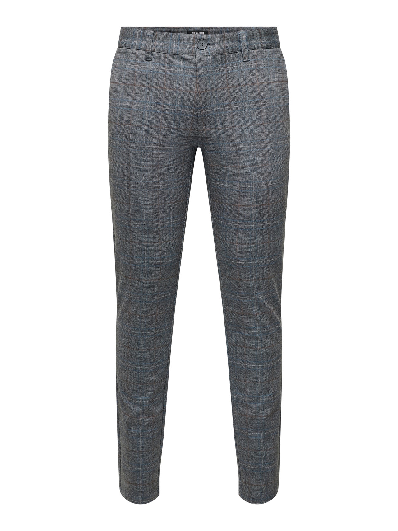 ONLY & SONS Chinos Tapered Fit -Grey Pinstripe - 22025378