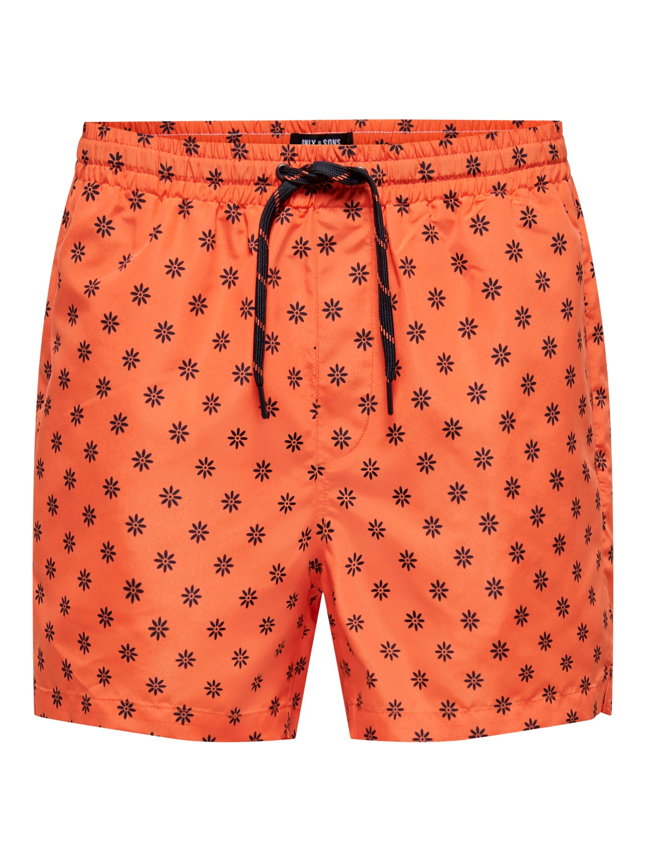 ONLY & SONS Patterned Swim Shorts -Flame - 22025379