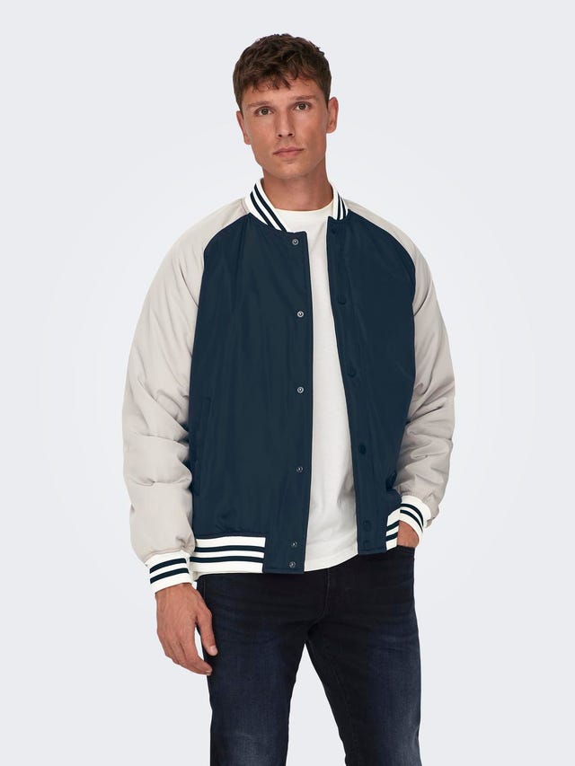 ONLY & SONS Baseball Ribbed cuffs Jacket - 22025423