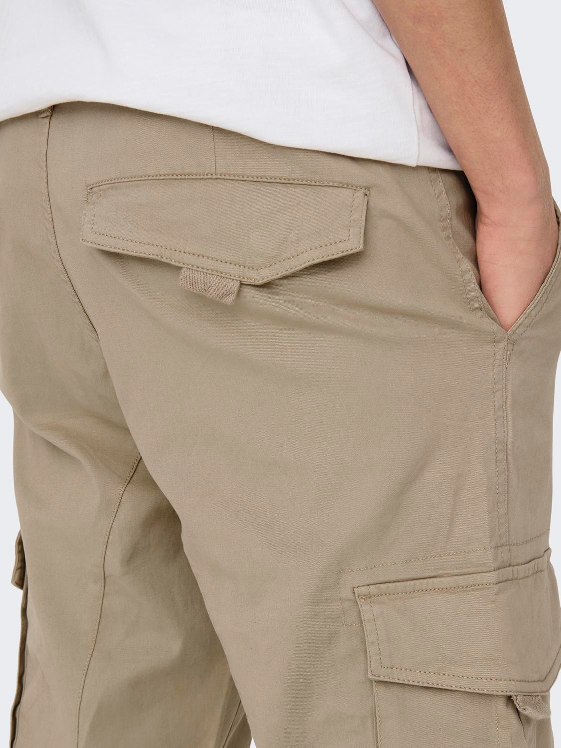 ONLY & SONS ONSDEAN LIFE TAP CARGO 0032 PANT NOOS -Crockery - 22025431