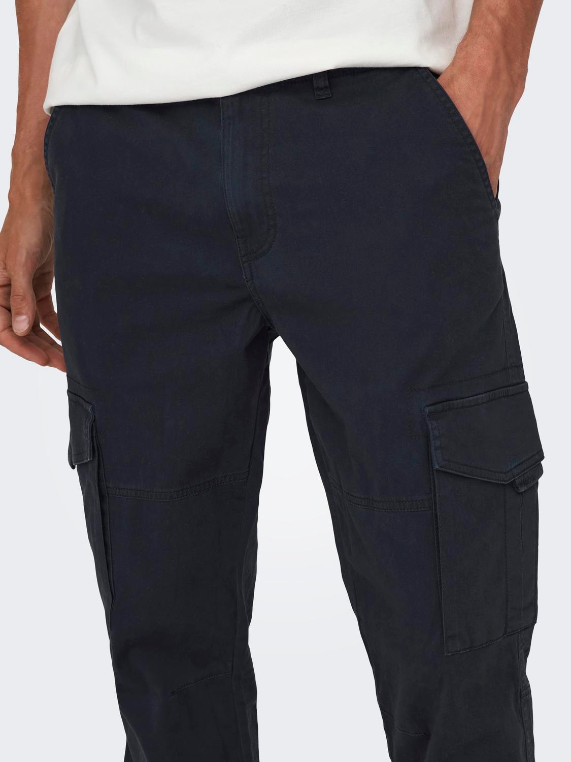 ONLY & SONS Pantalons Tapered Fit -Navy Blazer - 22025431